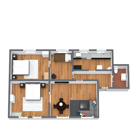 Spacious Scandinavian 3br In Vibrant Area 아파트